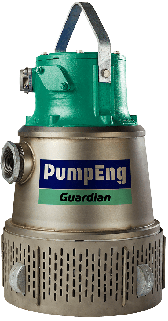 A 20kw Guardian underground mine dewatering pump