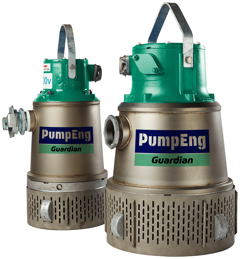 Guardian_ Family_20kw_With Logo_20210218_5697 Two Guardian underground mine dewatering pumps