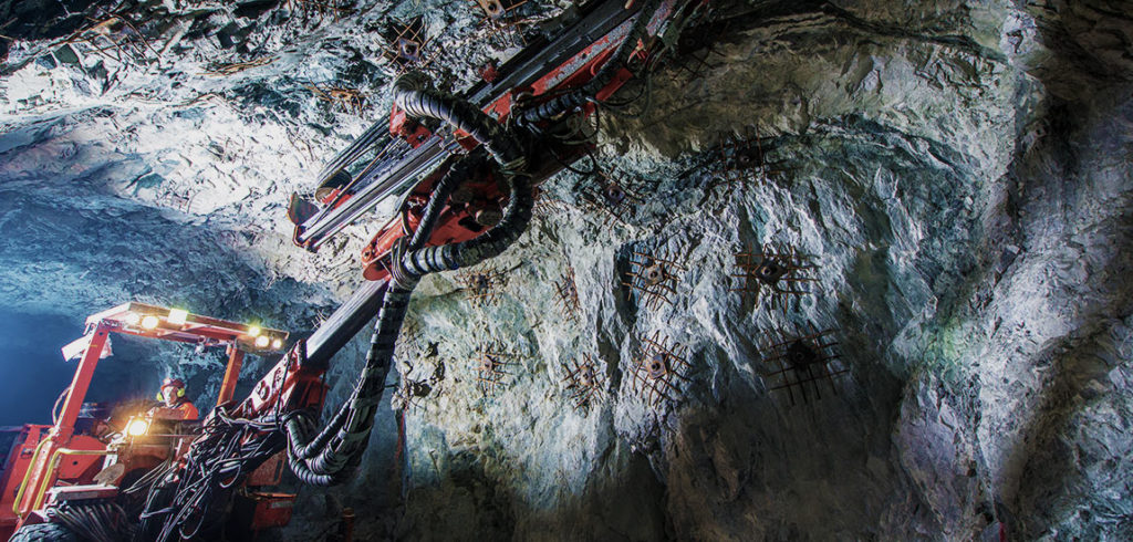 Mine Stabilisation Shotcrete