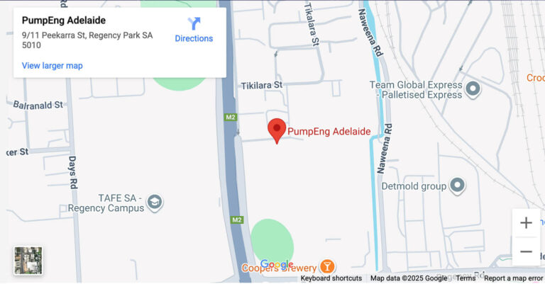 PumpEng Adelaide Map