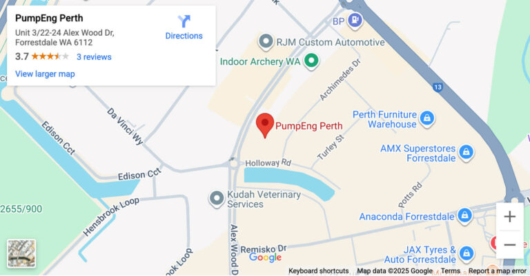 PumpEng Perth Map
