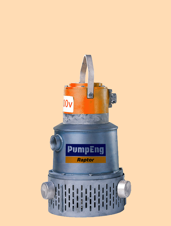 A 5kw Raptor underground mine dewatering pump