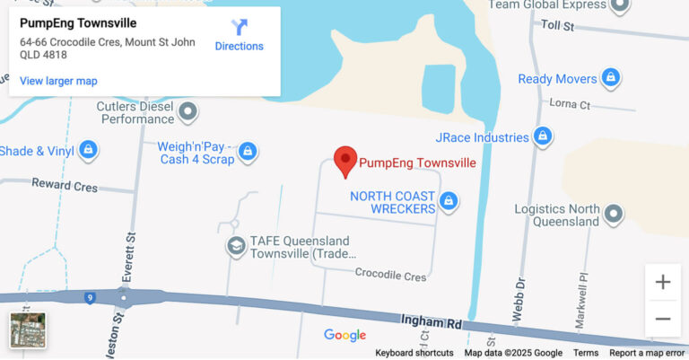 PumpEng Townsville Map