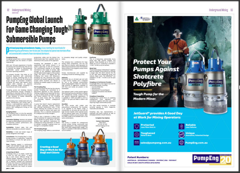 PumpEng article in Mining Review magazine
