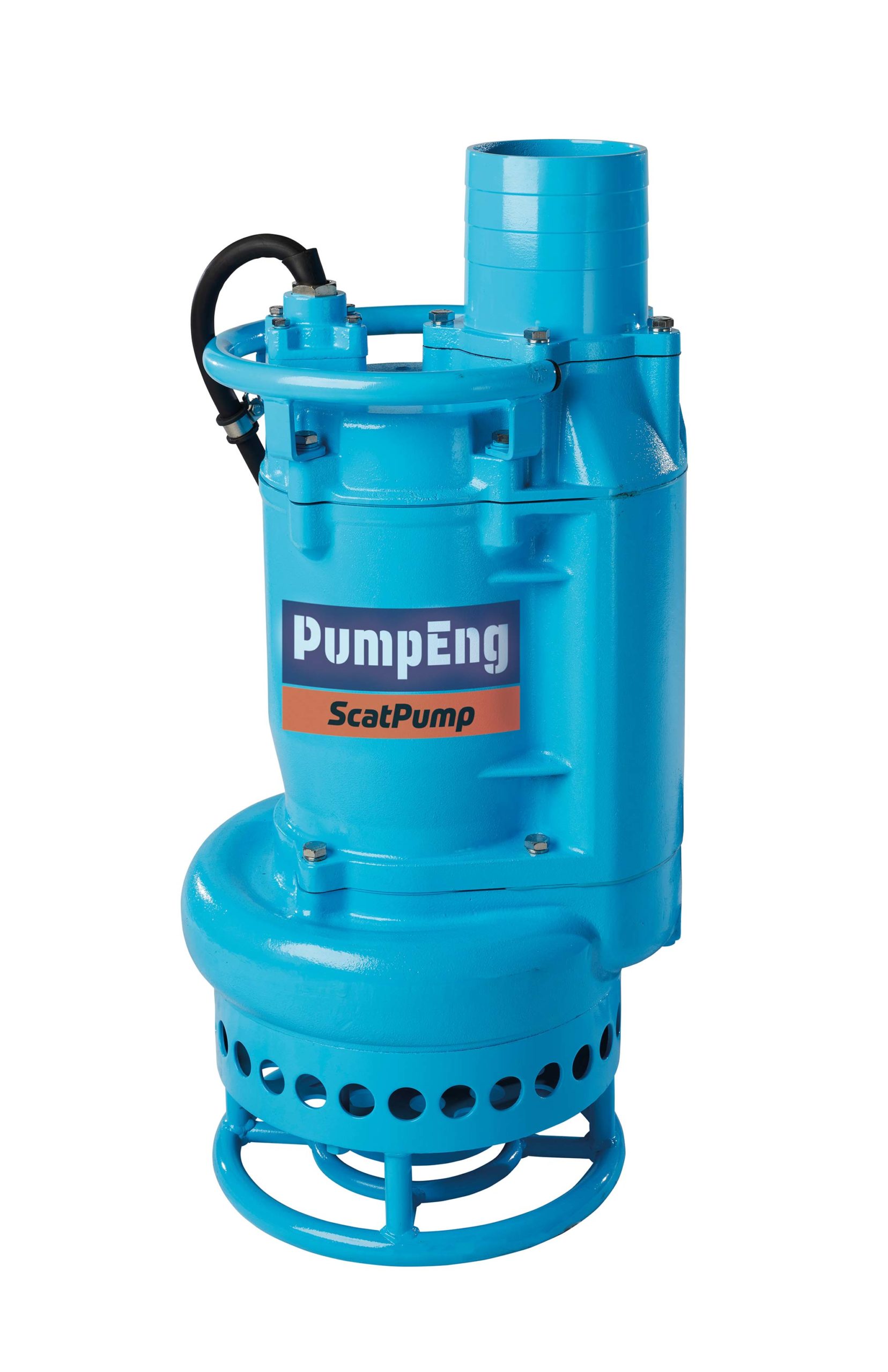 ScatPump slurry pump with the PumpEng logo printed on the front